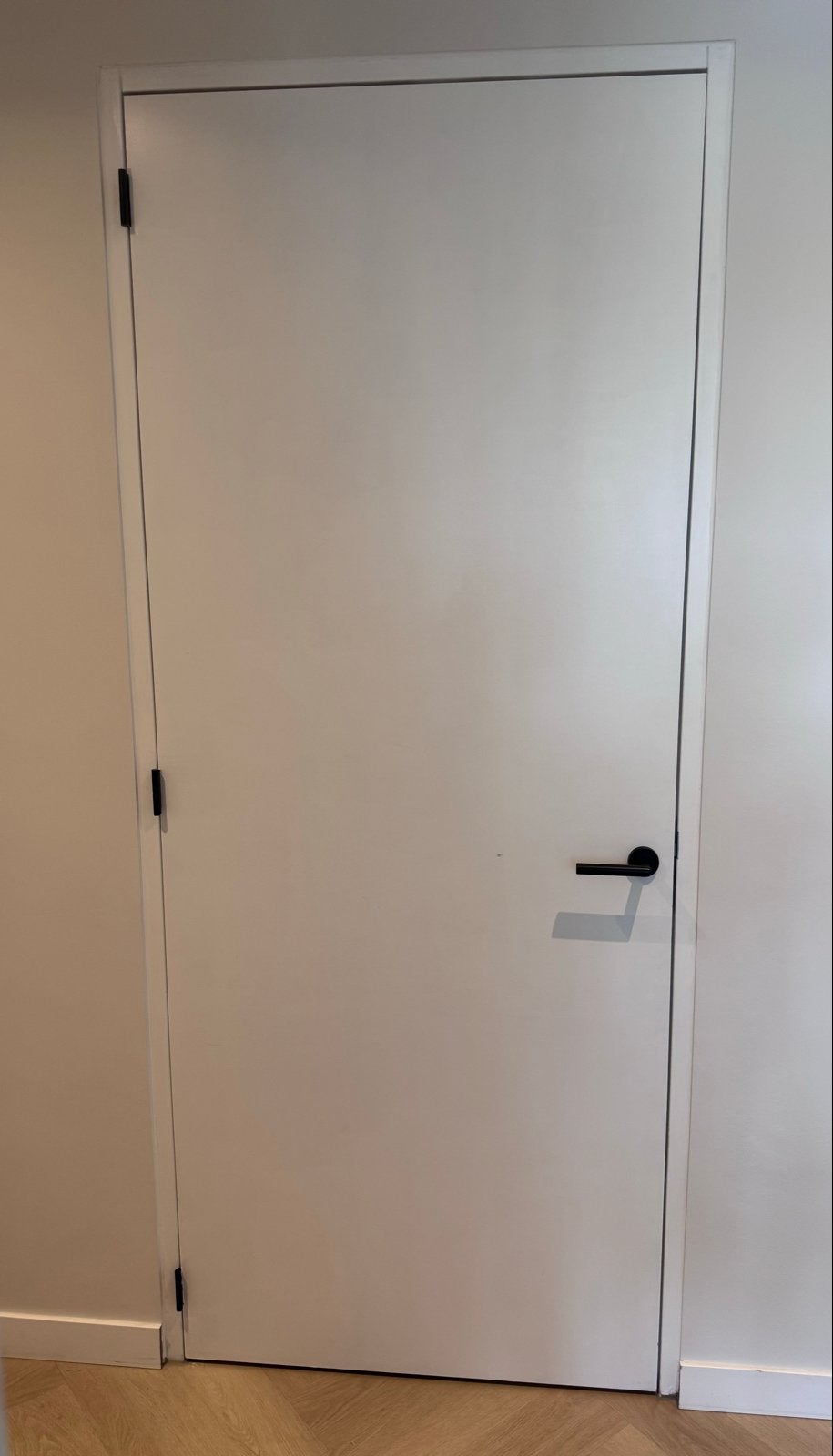 Skantrae DKS 280 stompe deur (hout) linksdraaiend 231x93cm, Ophalen, 80 tot 100 cm, 215 cm of meer, Binnendeur
