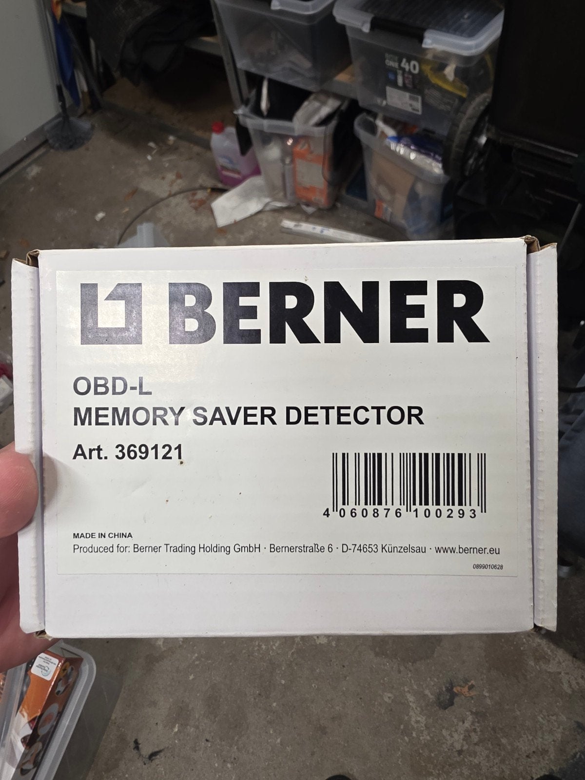 Berner OBD-L Memory Saver Detector Art. 369121, Ophalen of Verzenden, Nieuw