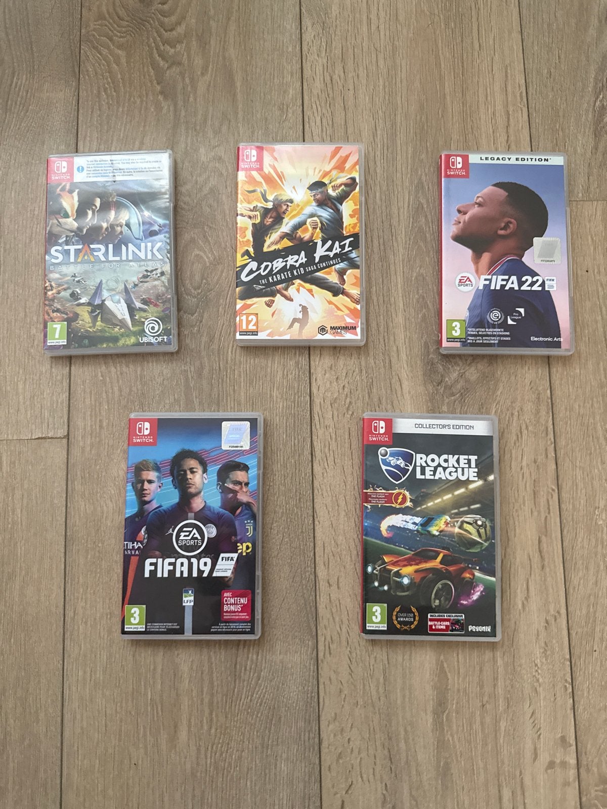 Nintendo Switch Games: FIFA, Rocket League, Starlink, Cobra, Spelcomputers en Games, Games | Nintendo Switch, Gebruikt, Eén computer