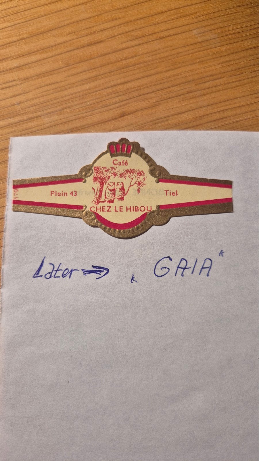 Sigarenbanden TIEL, Verzamelen, Ophalen, Zo goed als nieuw, Sigarenbandjes