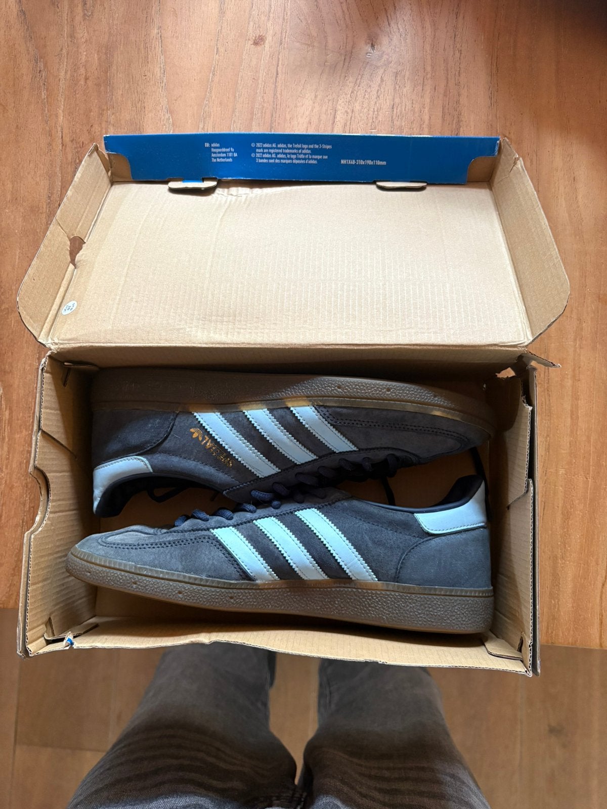 Adidas spezial heren, Ophalen of Verzenden, Gedragen, Zwart