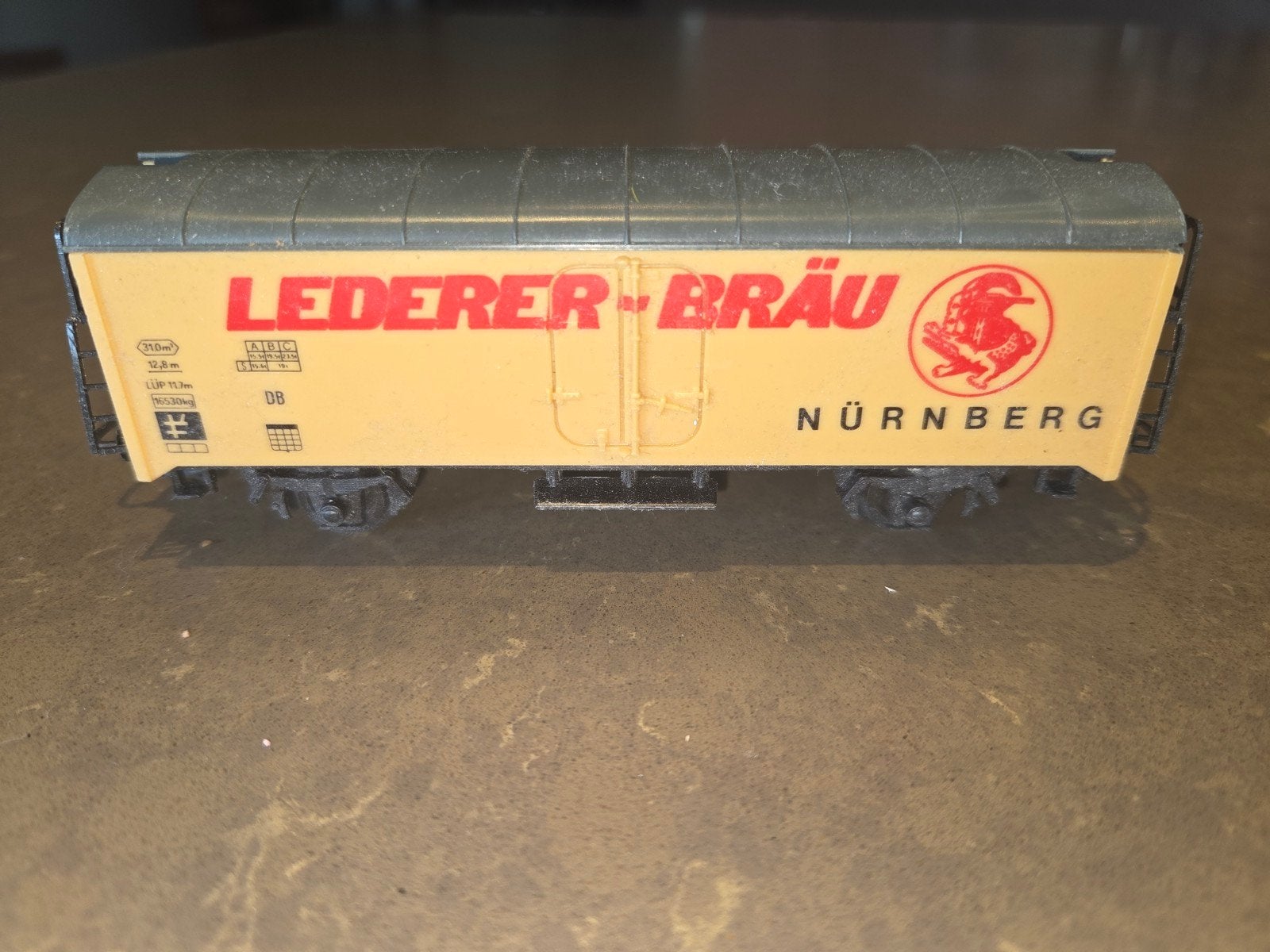 Märklin Wagon Lederer Bräu Nürnberg, Ophalen, Wisselstroom, Gebruikt, Wagon