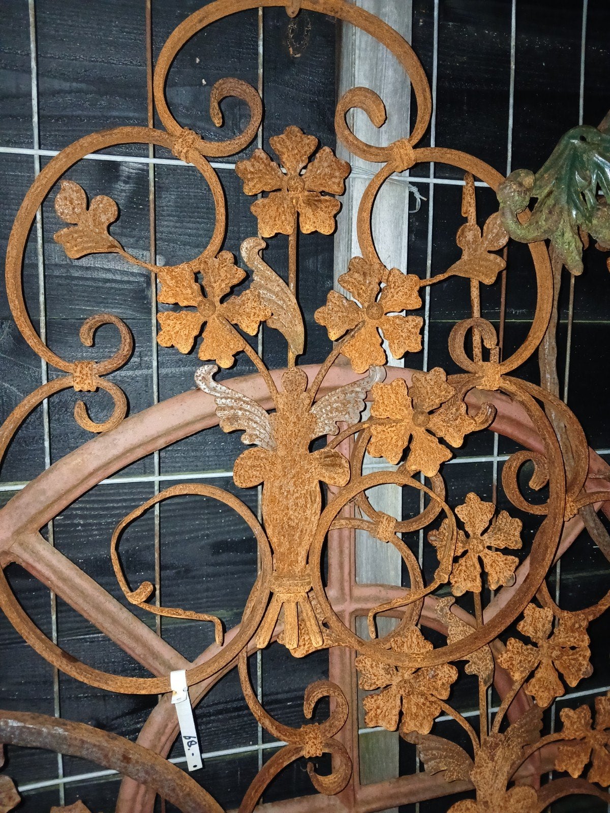 Decoratief Roestig Ornamenten Vr hek balustrade deurrooster, Ophalen, Gebruikt