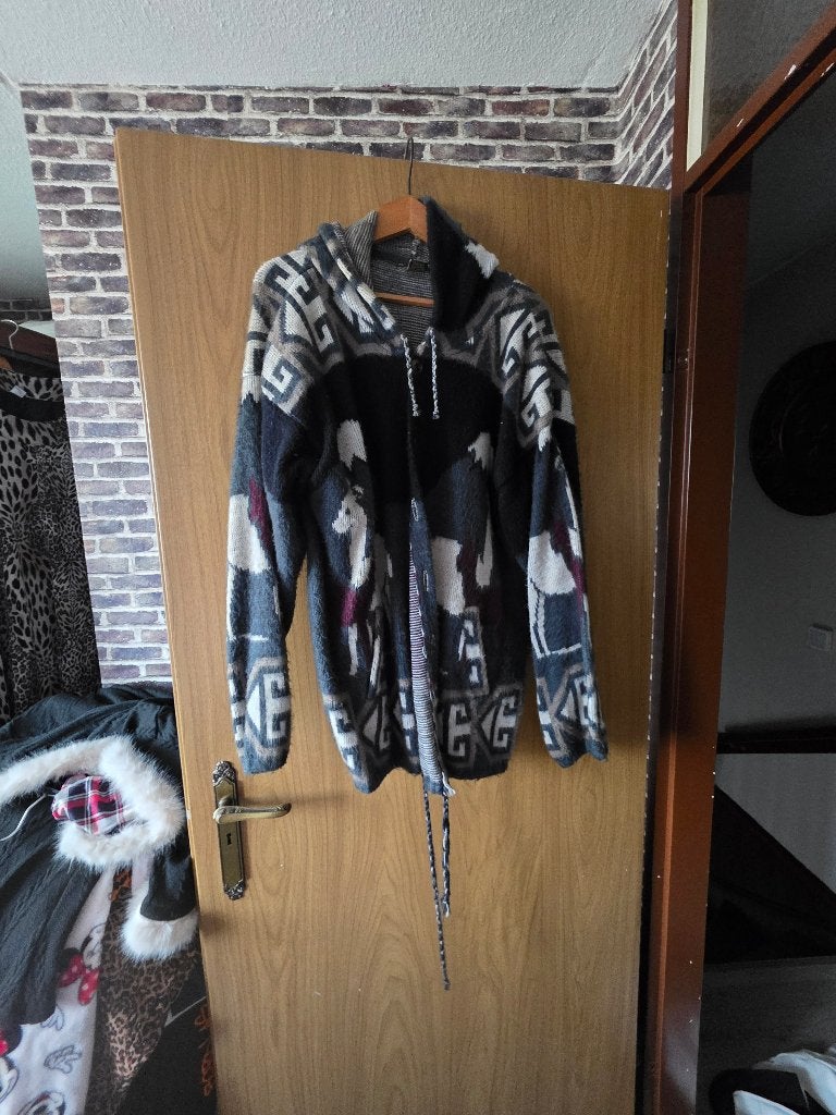 Vest van lamawol, Kleding | Dames, Ophalen of Verzenden, Zo goed als nieuw, Maat 38/40 (M), Blauw