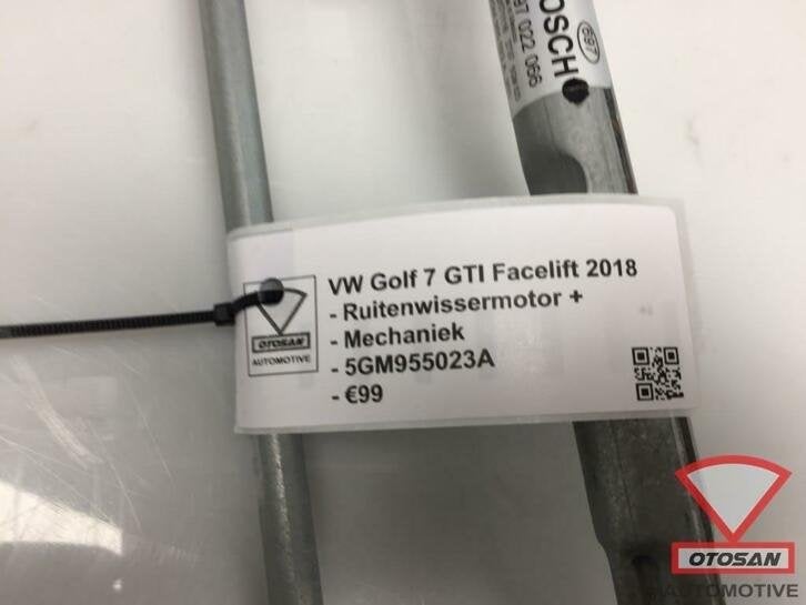 vw golf 7 gti facelift ruitenwissermotor + mechaniek 5gm9550, Gebruikt, Volkswagen, Volkswagen AG, Berliner Ring 2
38440  Wolfsburg, DE