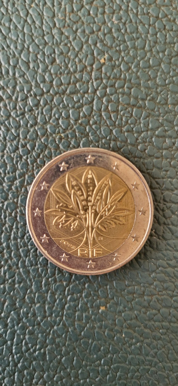 2 Euro munt Frankrijk 2022 - Eiken- en olijftakken, Ophalen of Verzenden, Frankrijk, 2 euro, Losse munt