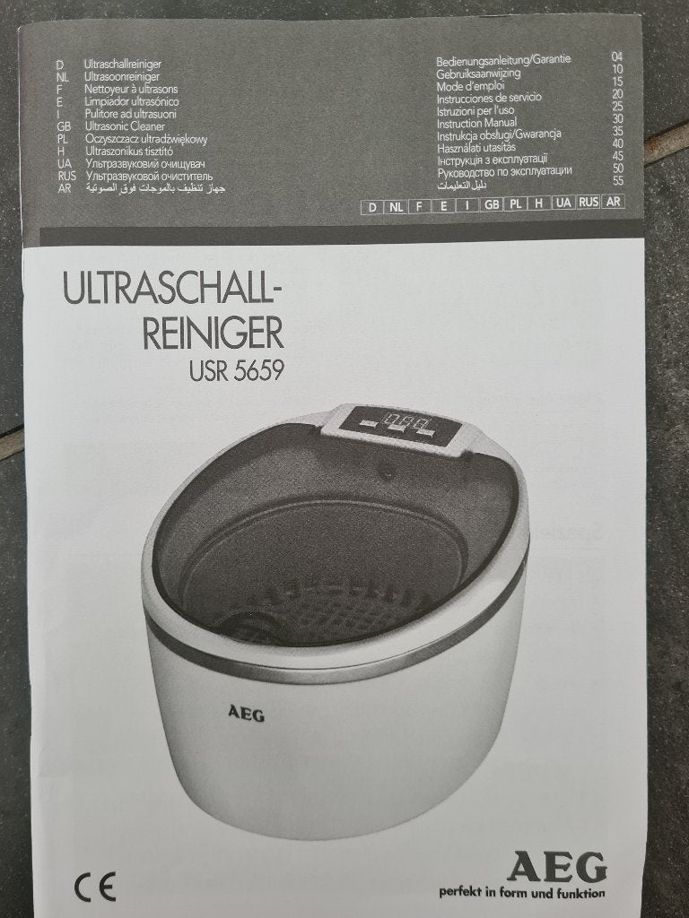 ultrasoonreiniger, Doe-het-zelf en Verbouw, Ophalen of Verzenden, Zo goed als nieuw, Overige typen
