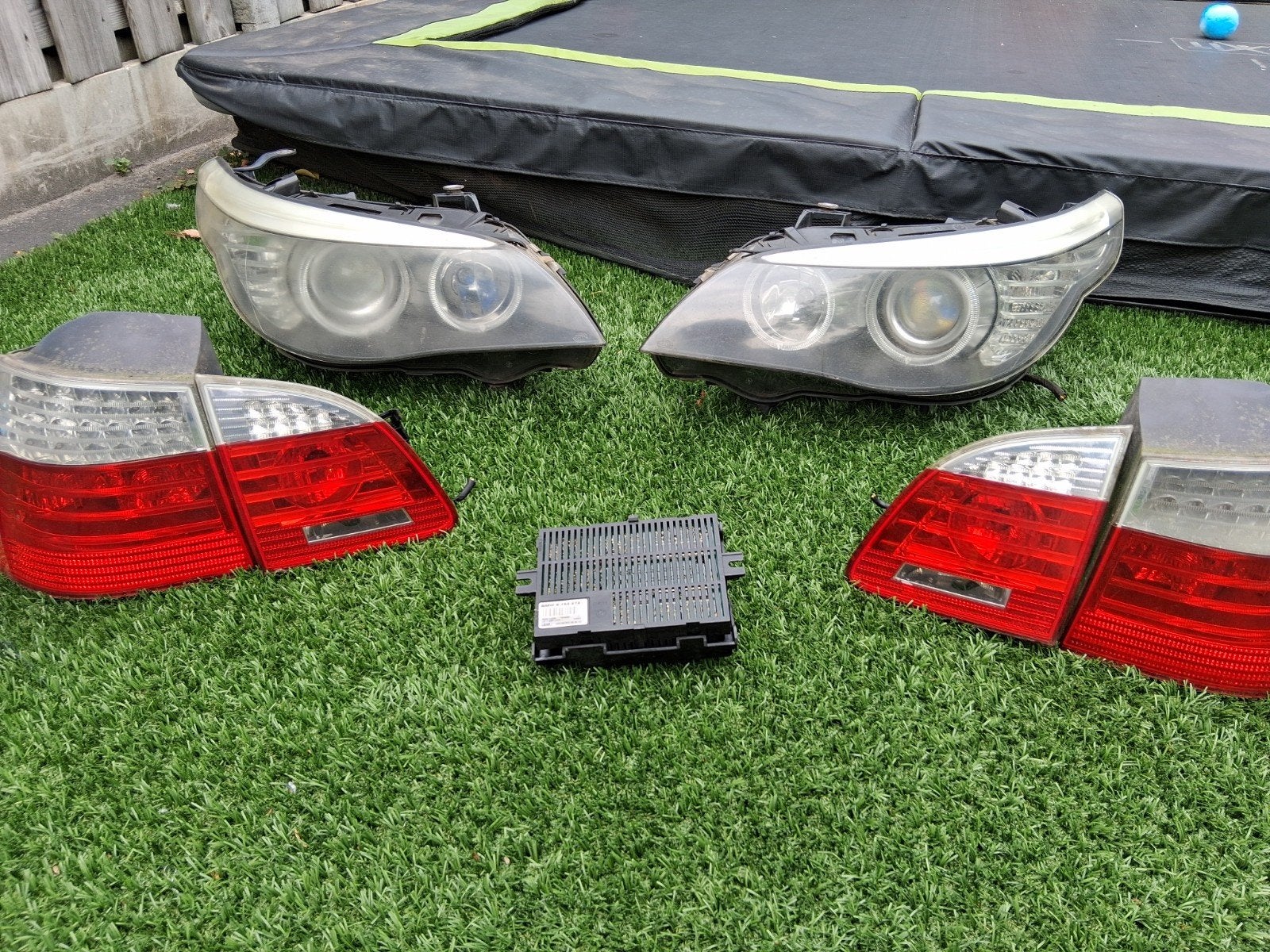 Bmw E61 LCI upgrade koplampen en achterlichten, Ophalen, Gebruikt, BMW