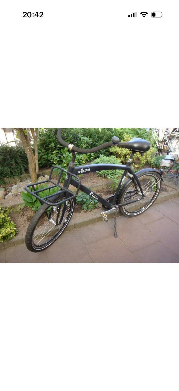 Puch Crunch Beachcruiser - Zwart, Ophalen, Terugtraprem, Gebruikt, Staal