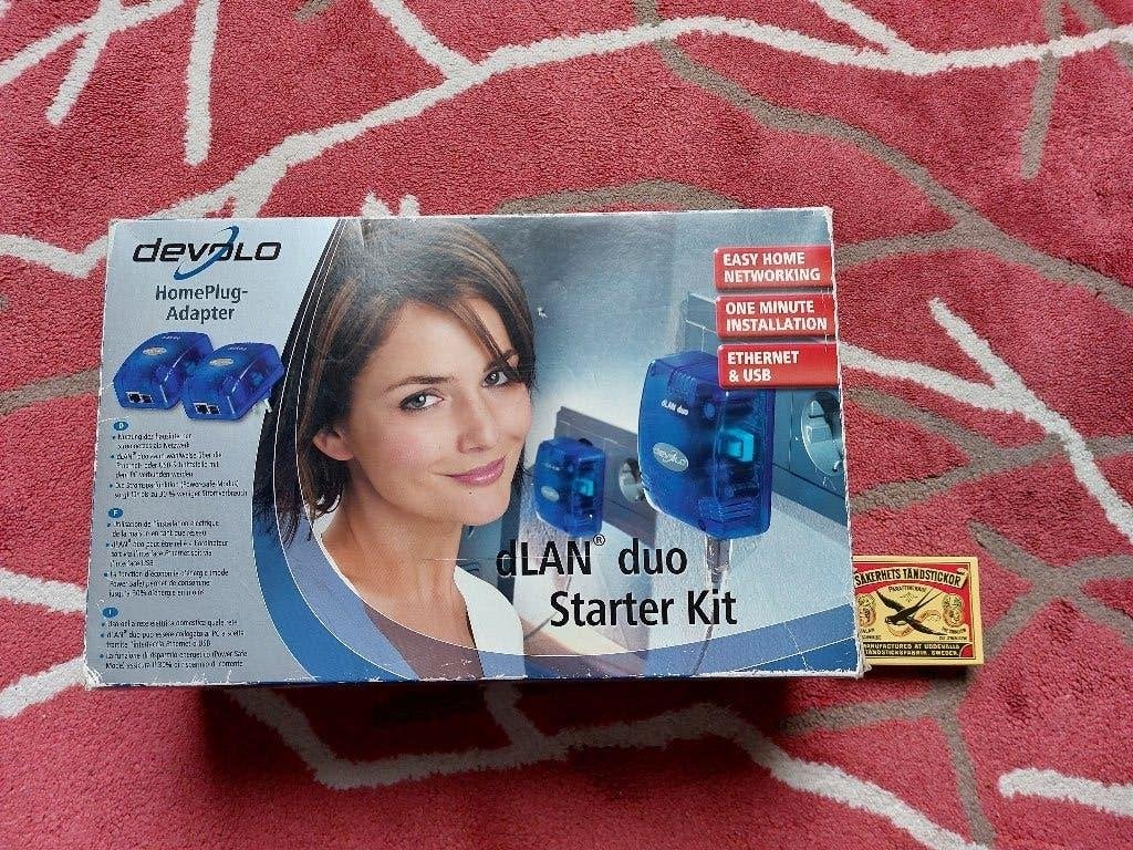 Powerline Devolo dLAN Duo set, Computers en Software, Powerlines, Ophalen of Verzenden, Zo goed als nieuw, Devolo