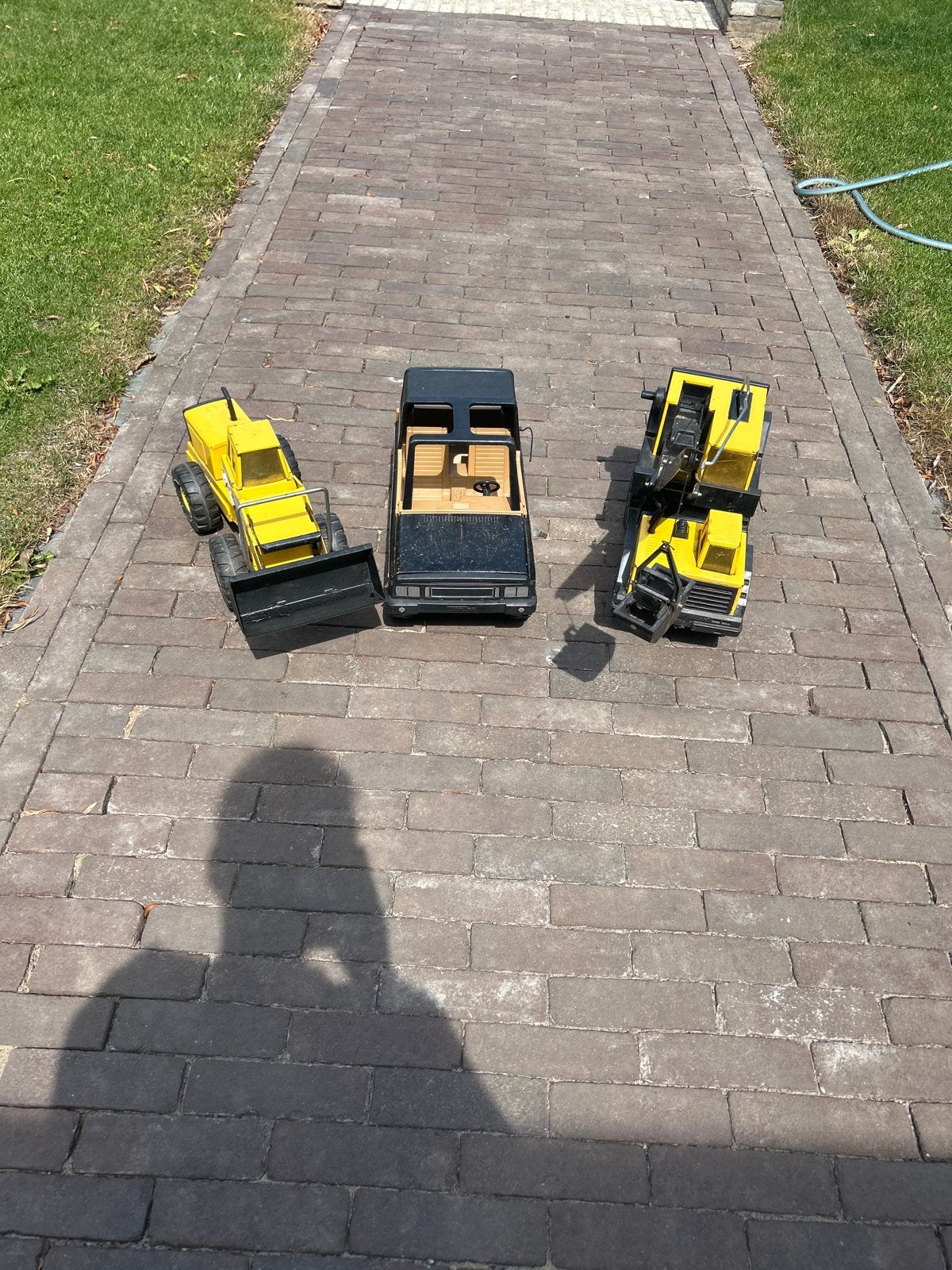 Vintage ijzeren Tonka Speelgoedvoertuigen 3 stuks, Ophalen, Gebruikt
