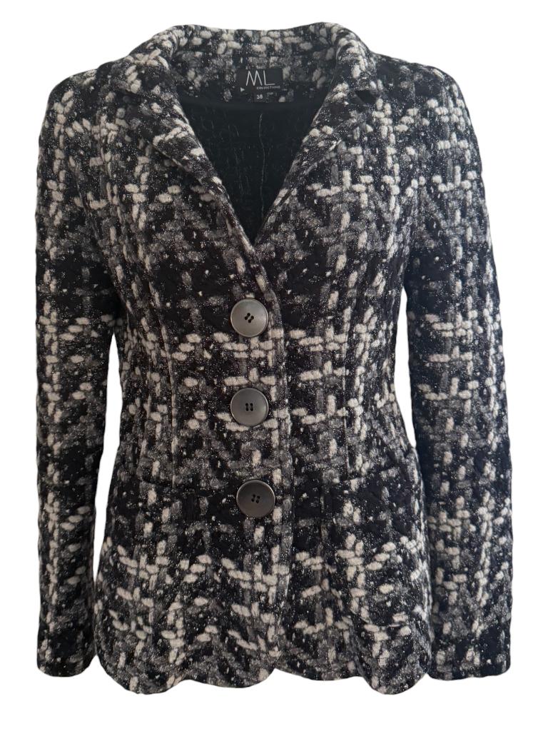 ML Collections vest S, Verzenden, Zwart, Zo goed als nieuw
