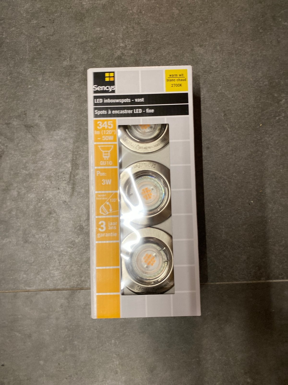 Led inbouwspots, 30 tot 60 watt, Led-lamp, GU10, Nieuw