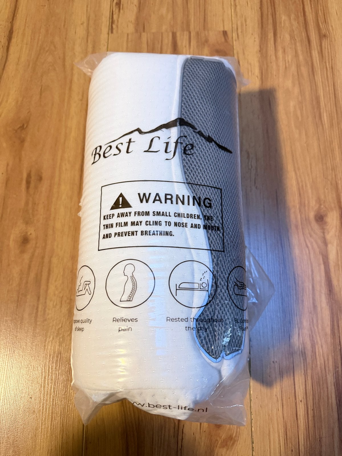 Best Life Ergonomisch Hoofdkussen Traagschuim (Ongebruikt), Ophalen of Verzenden, Nieuw, Wit, Kussen
