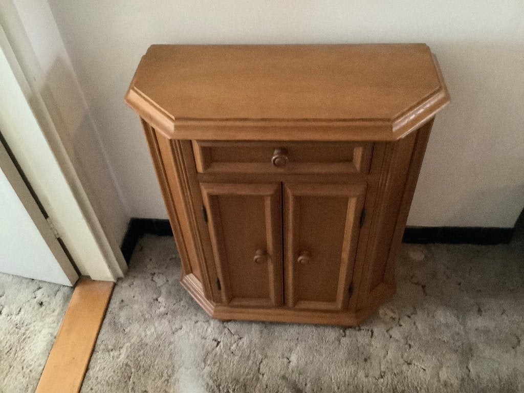 Halkastje, Huis en Inrichting, Kasten | Ladekasten, Ophalen, Gebruikt, 1 of 2 laden, Eikenhout