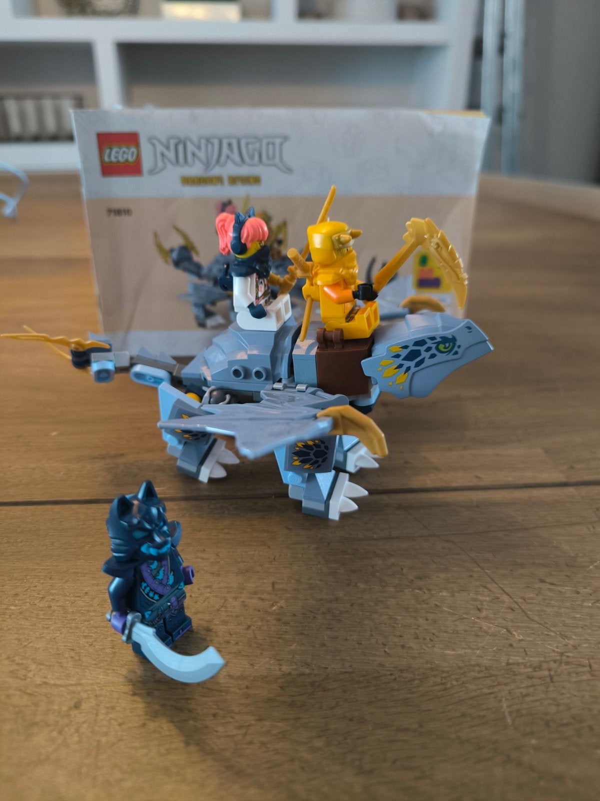 Lego Ninjago 71810 Rijzende Draak van Riyu compleet, Ophalen of Verzenden, Zo goed als nieuw