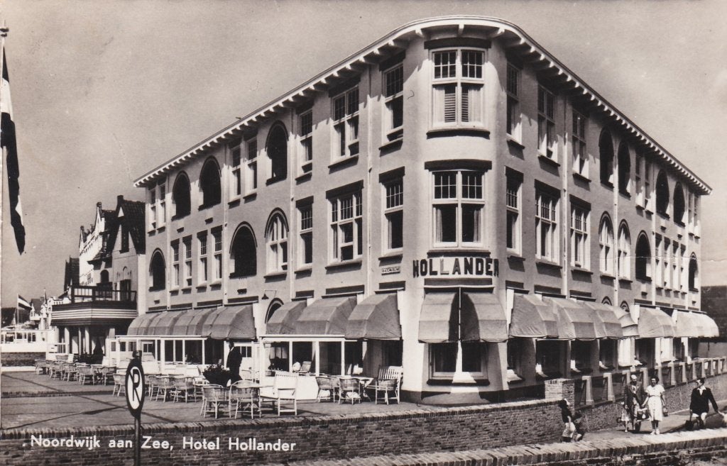 18850 Noordwijk aan Zee Hotel Hollander 1958 Lisse Hillegom, Verzenden, 1940 tot 1960, Gelopen, Zuid-Holland