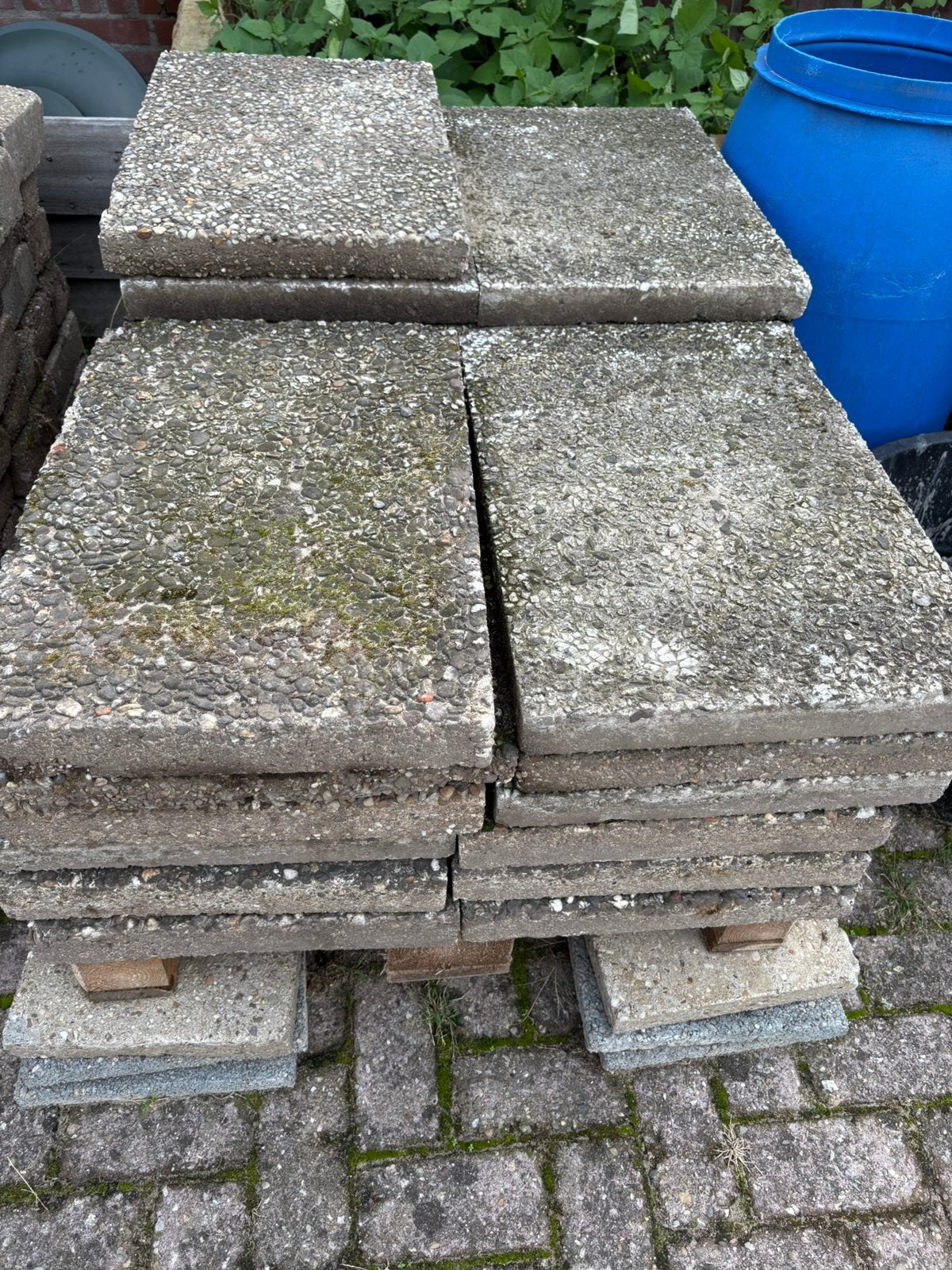 Tegels diverse gratis ophalen, Ophalen, Gebruikt, Beton, Terrastegels