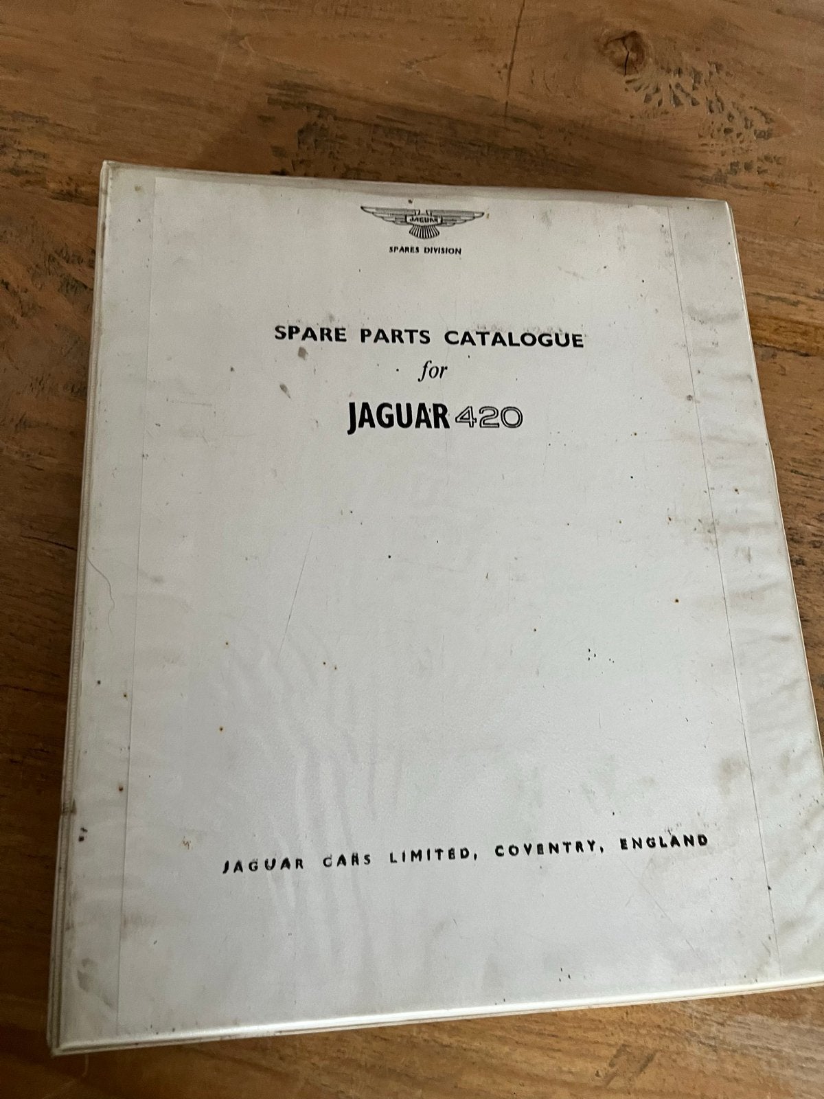 Jaguar 420 Onderdelen Catalogus - Origineel Boek, Ophalen of Verzenden