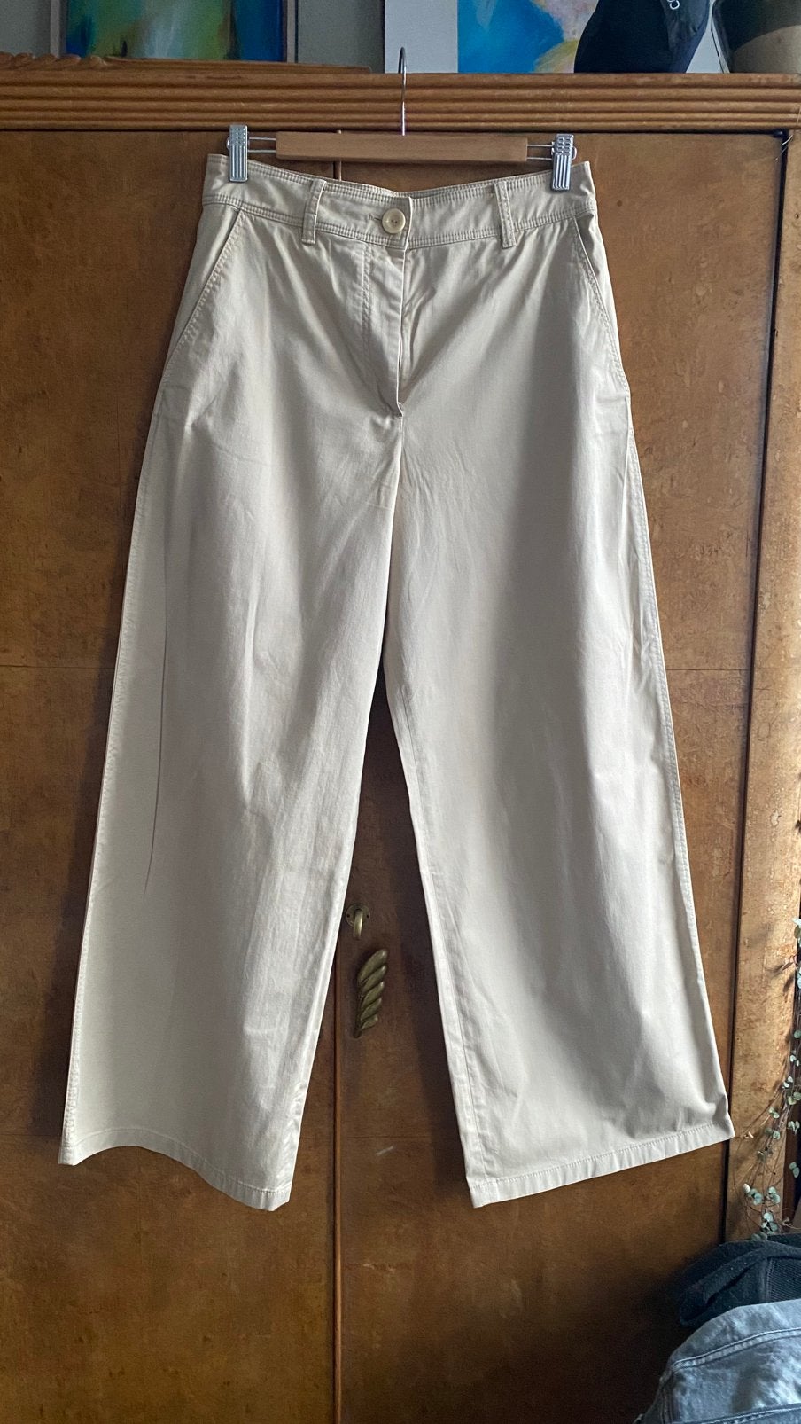 COS broek, mt. 36. Crème kleur., COS, Beige, Ophalen of Verzenden, Zo goed als nieuw
