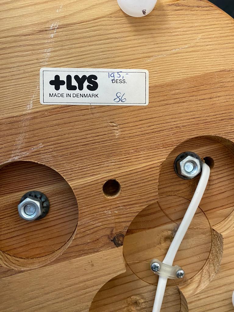 Pine tafellamp van Lys Denmark , scandi jaren 80, Verzamelen, Ophalen of Verzenden, Huis en Inrichting