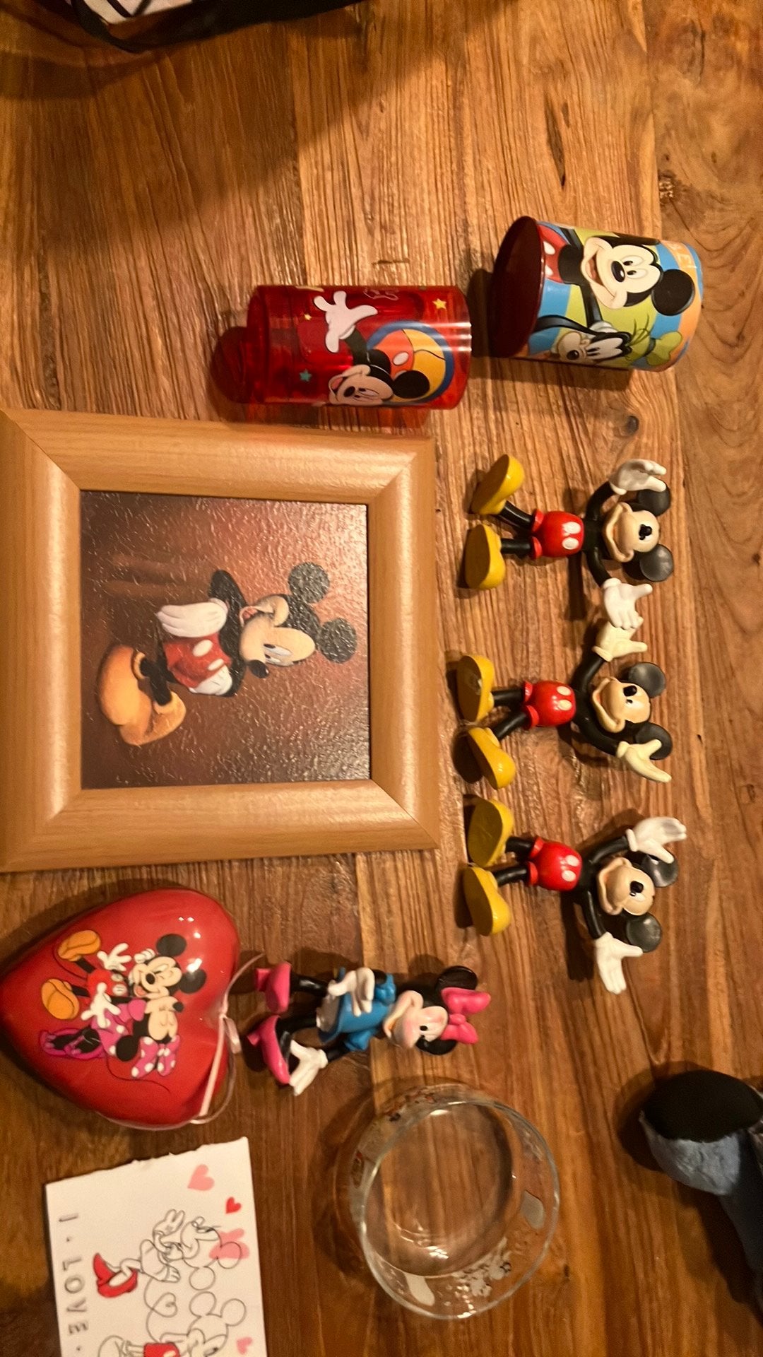 Mickey mouse collectie, Ophalen of Verzenden, Mickey Mouse, Gebruikt, Beeldje of Figuurtje
