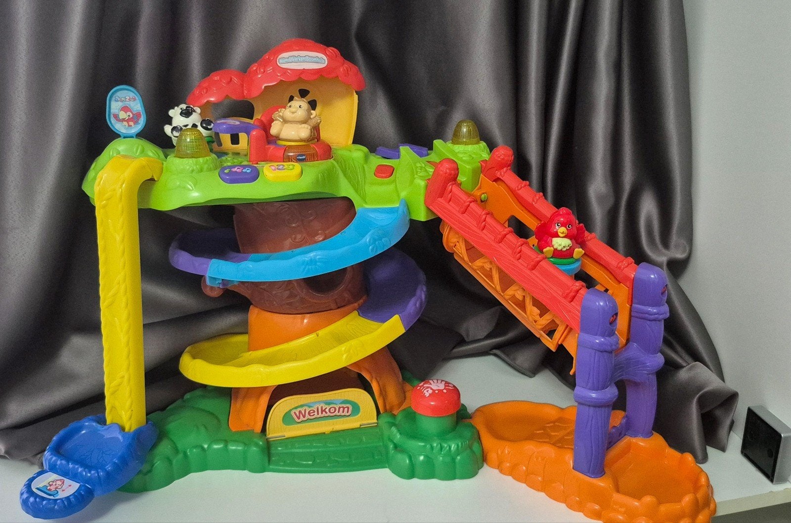 VTech Zoef Zoef Dieren Grote Interactieve Speelset – Goede S, Ophalen of Verzenden, Zo goed als nieuw, 2 tot 4 jaar