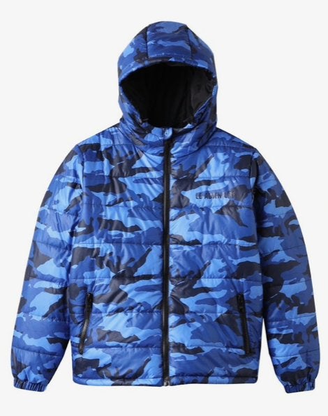 Name it Lemon Beret winterjas jas blauw camouflage 164, Nieuw, Ophalen of Verzenden, Jas, Jongen