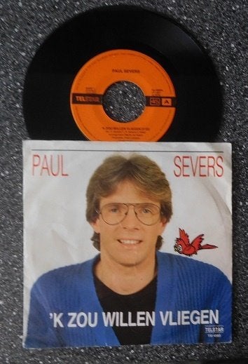 TELSTAR 4583 Paul Severs - k zou willen vliegen(vanaf € 1,50, Ophalen of Verzenden, Zo goed als nieuw, 7 inch, Levenslied of Smartlap