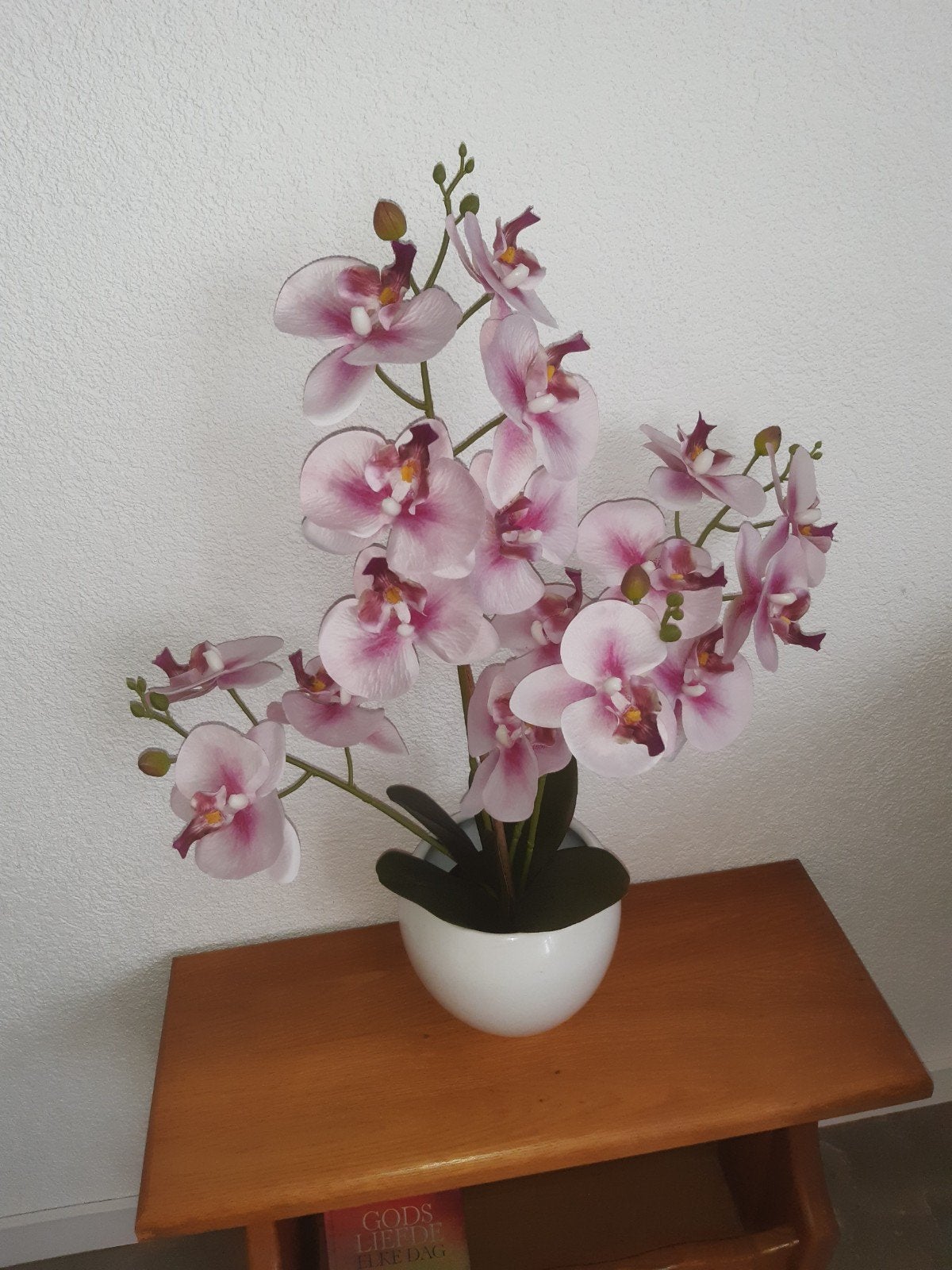 Orchidee, kunstbloem, Ophalen