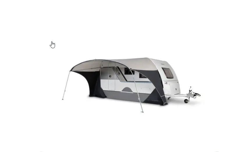 Dorema Porto Luifel rond design maat11 met Sunwings, Caravans en Kamperen, Ophalen, Zo goed als nieuw, Ten Cate All Season 200g/m2