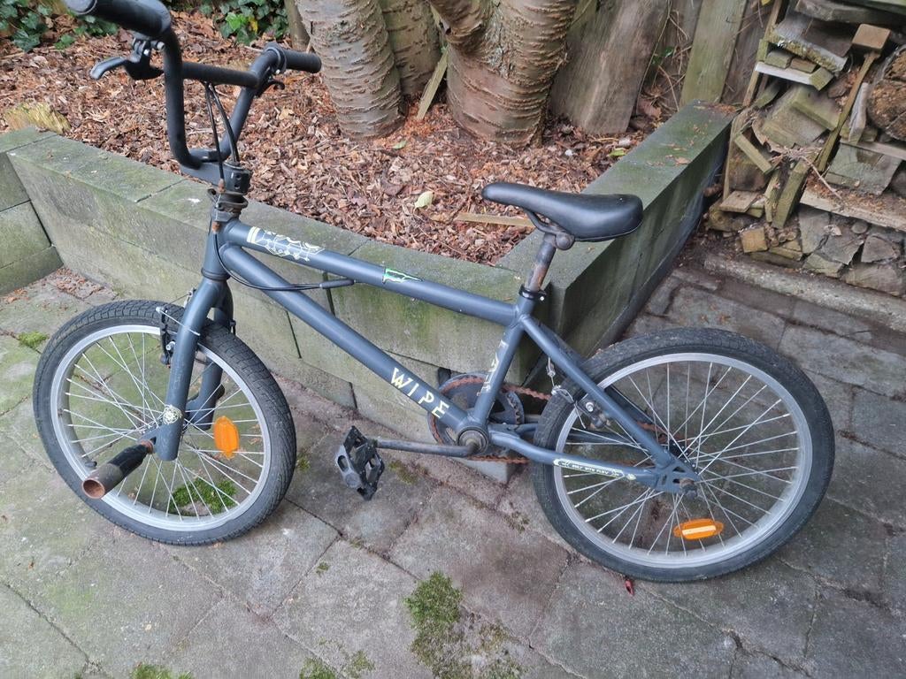 Kinder crossfiets / BMX - opknapper, Fietsen en Brommers, Gebruikt, Wipe, Velgrem, 20 tot 24 inch