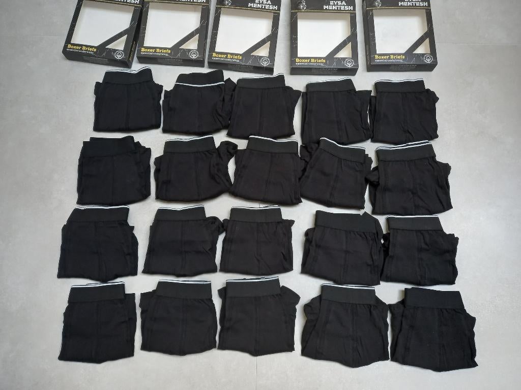 Nieuw! 20 Onderbroeken boxers Zwart, Ophalen of Verzenden, Nieuw, Jongen, Nacht- of Onderkleding