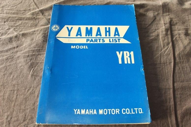 Yamaha YR1 1967 / 1968  350cc twin motorcycle parts list, Ophalen of Verzenden, Yamaha