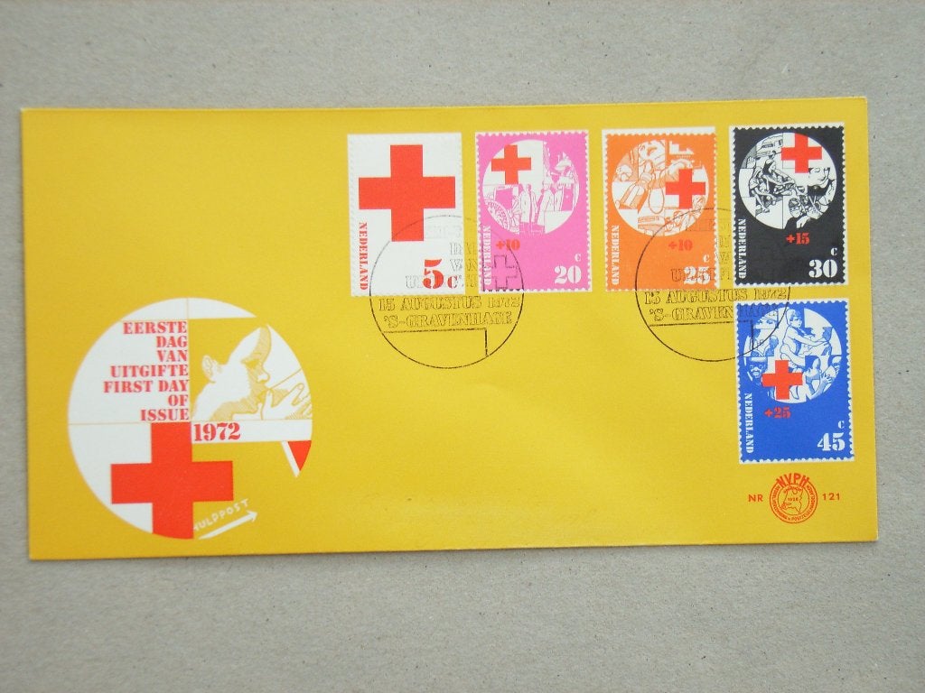 FDC  Nederland FDC E121, Ophalen of Verzenden, Onbeschreven, Nederland