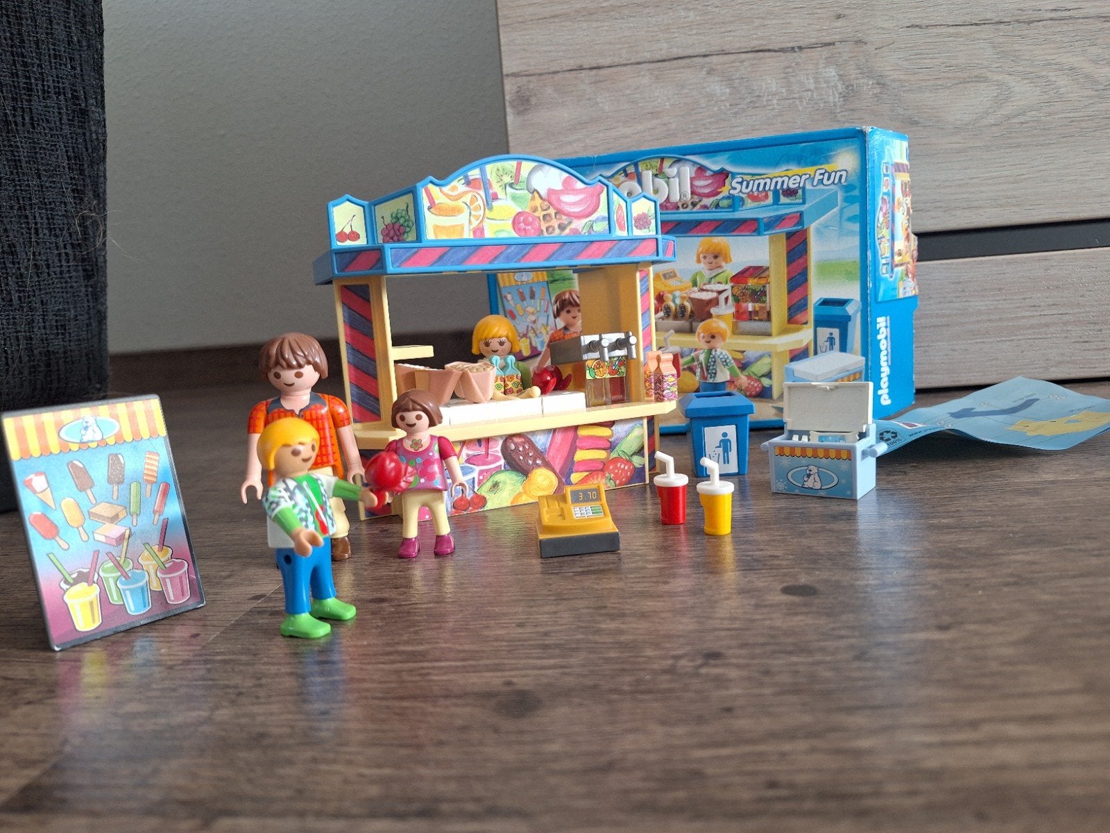 Playmobil Summer Fun IJssalon/Snackkraam (5656), Ophalen of Verzenden, Zo goed als nieuw, Jongen of Meisje