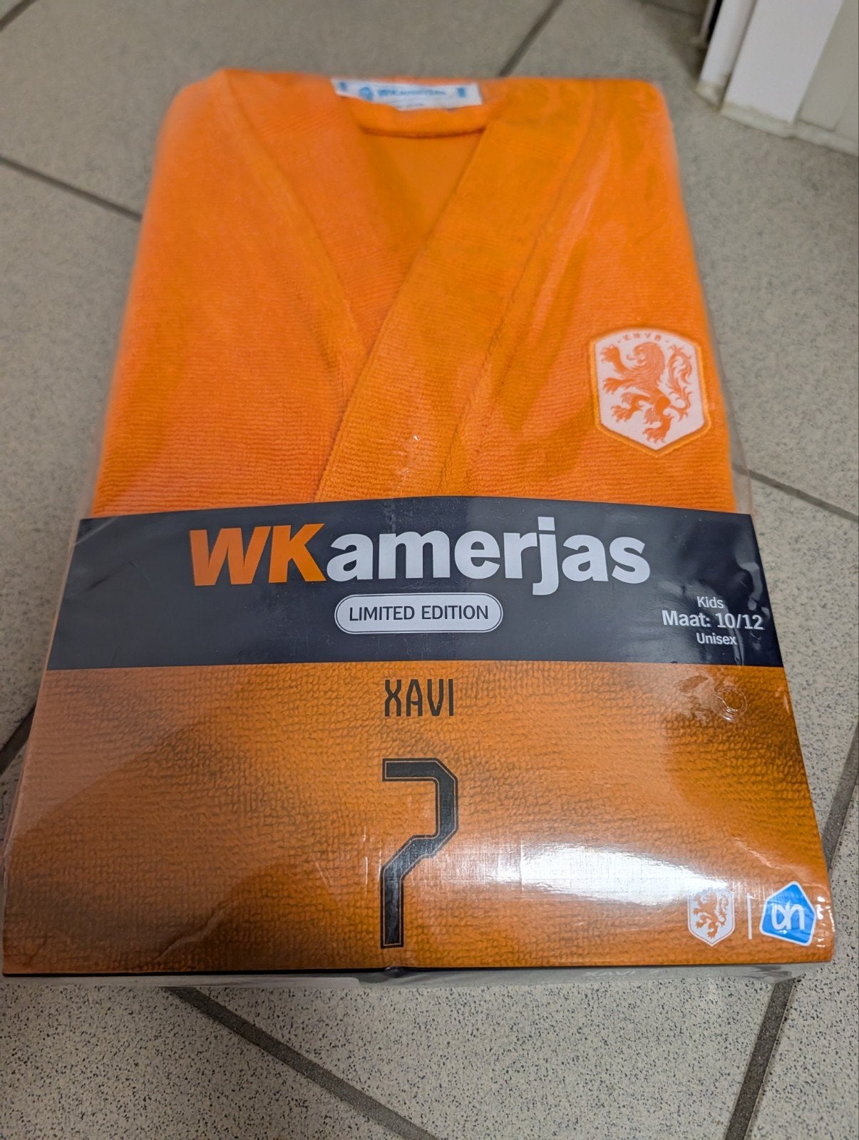 WK Kamerjas Limited Edition Xavi Maat 10/12 Unisex, Kinderen en Baby's, Ophalen of Verzenden, Nieuw, AH, Jongen of Meisje