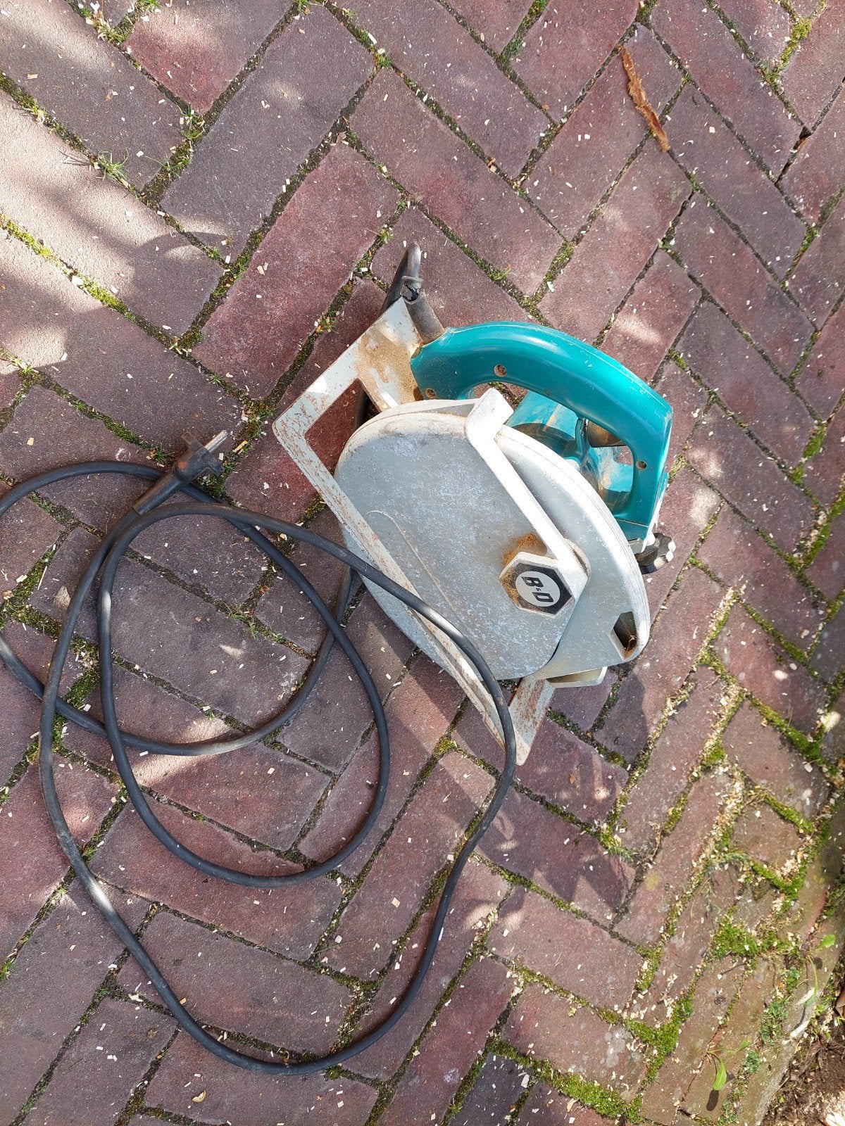 Black & Decker Cirkelzaag HD1000 184mm, Gebruikt, Cirkelzaag, Ophalen of Verzenden, Black & Decker
