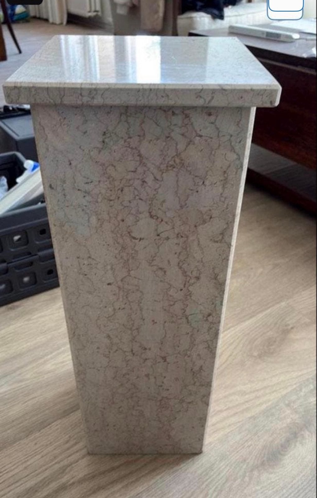 Stijlvolle marmeren zuil - Perfect voor decoratie, Ophalen, Gebruikt