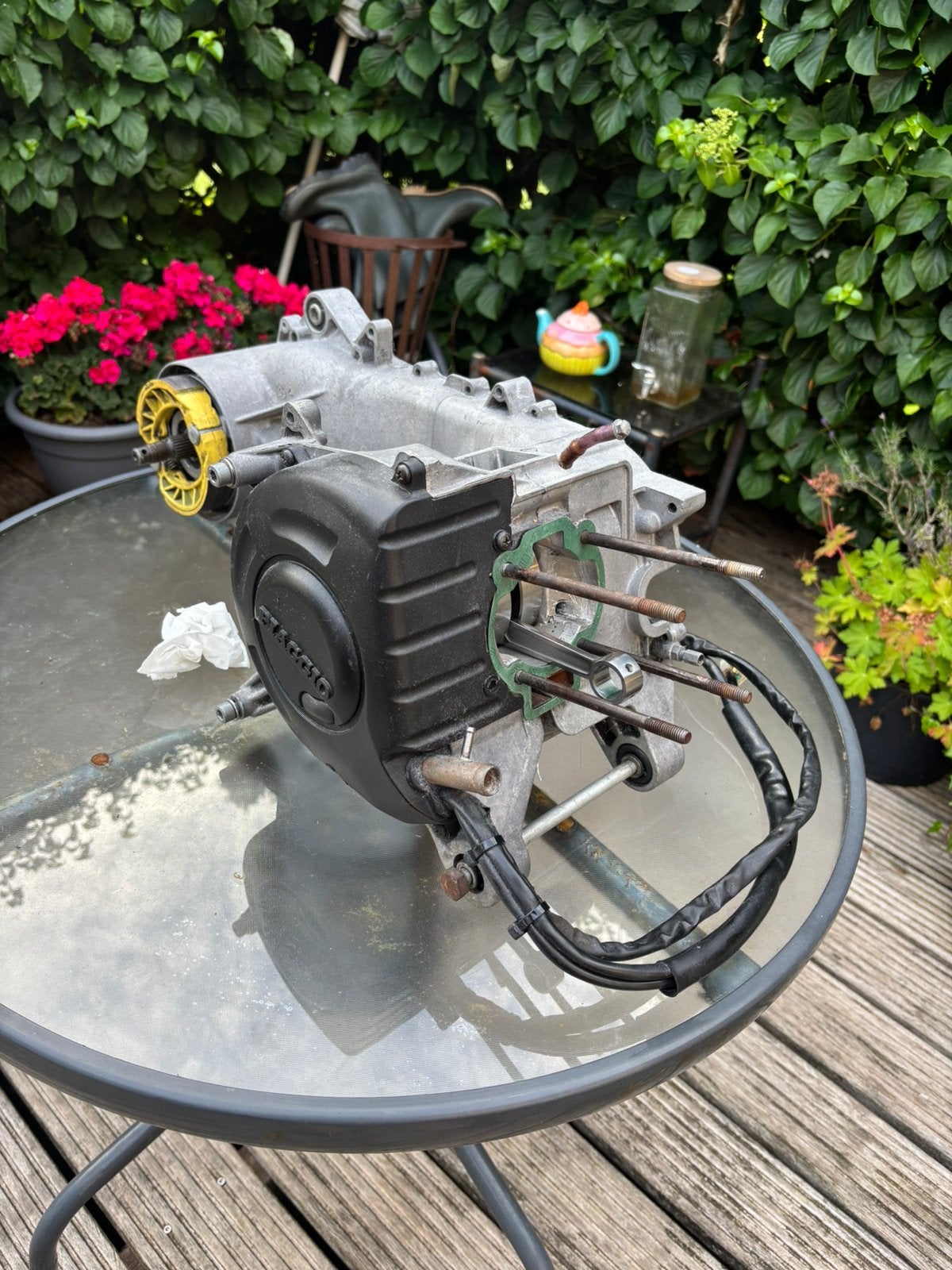 Piaggio Hexagon 125cc carter Gerevisseerd - herkomstpapieren, Motoren, Tuning en Styling, Verzenden