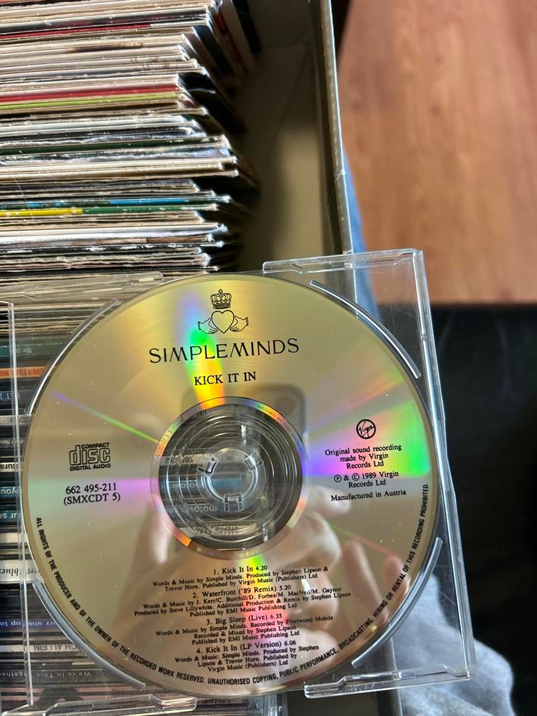 Simple Minds - Kick It In CD Single (1989), Ophalen of Verzenden, Gebruikt