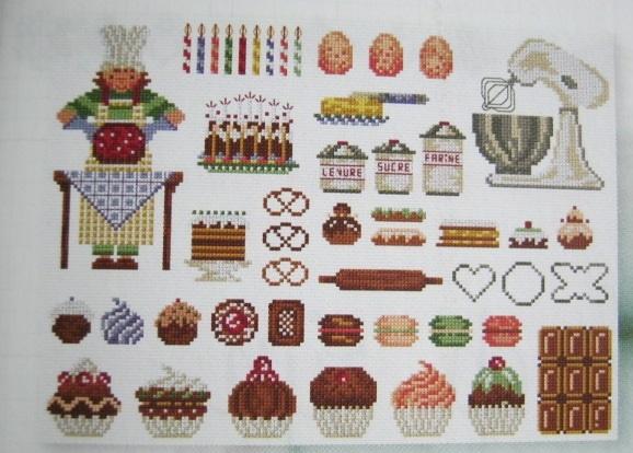 Borduurpatroon  Bakkerij en .....nr 6078, Verzenden, Nieuw, Handborduren, Patroon