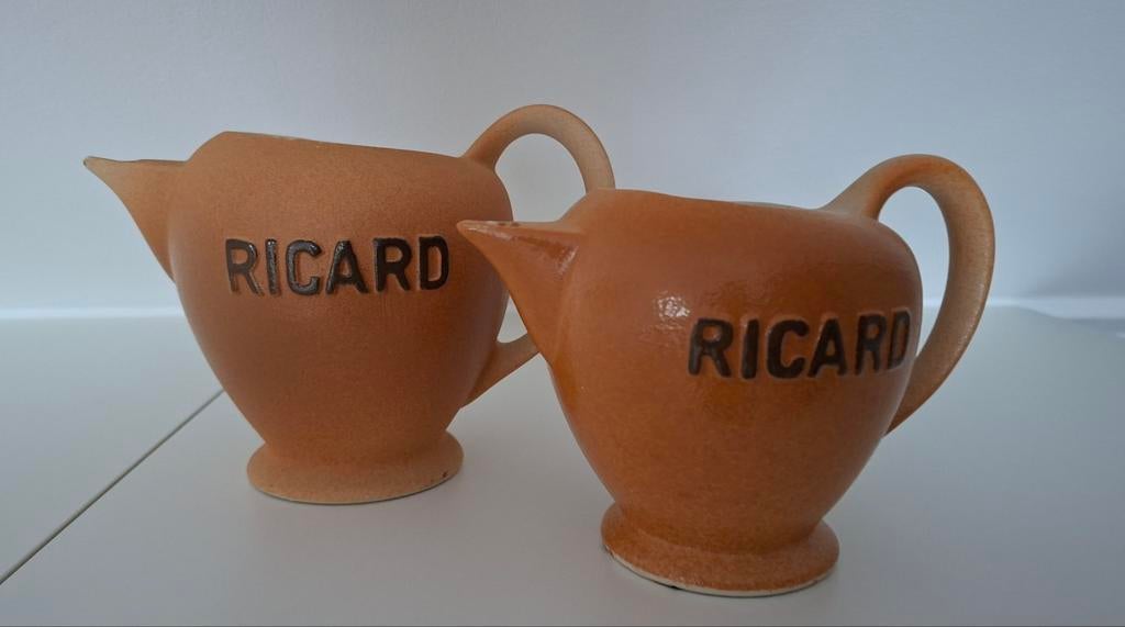 Set van 2 Vintage Ricard Waterkannetjes - Frankrijk, Ophalen of Verzenden
