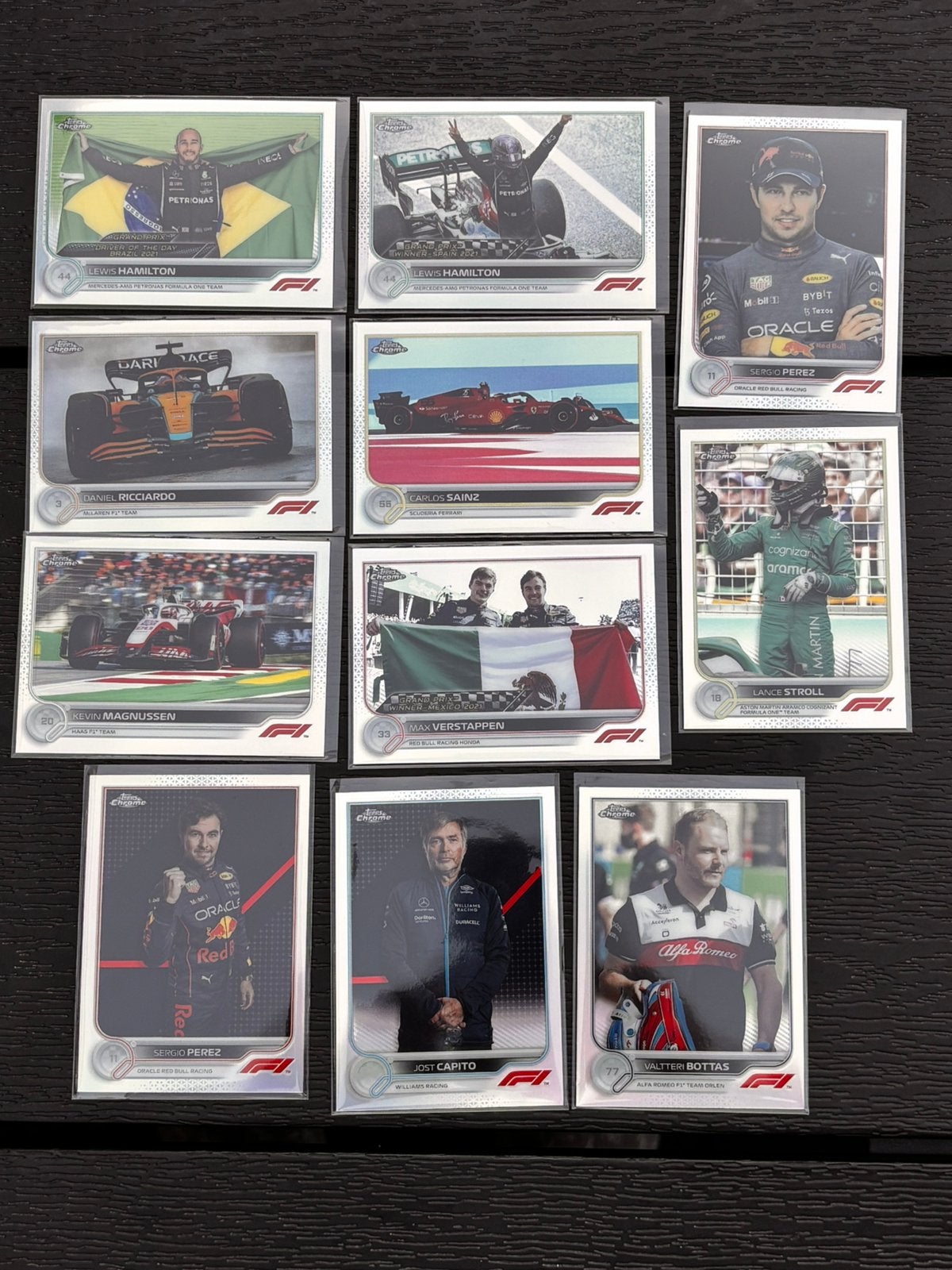 Topps Chrome F1 2022 setje refractors, Ophalen of Verzenden, Nieuw, Formule 1