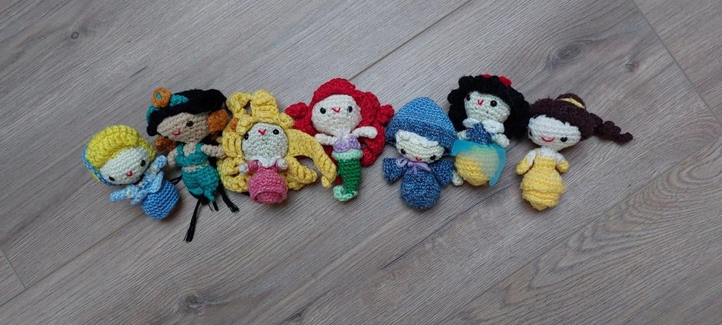 Handmade Crochet Disney Princess Dolls, Overige merken, Disney, Handgemaakt, Overige typen