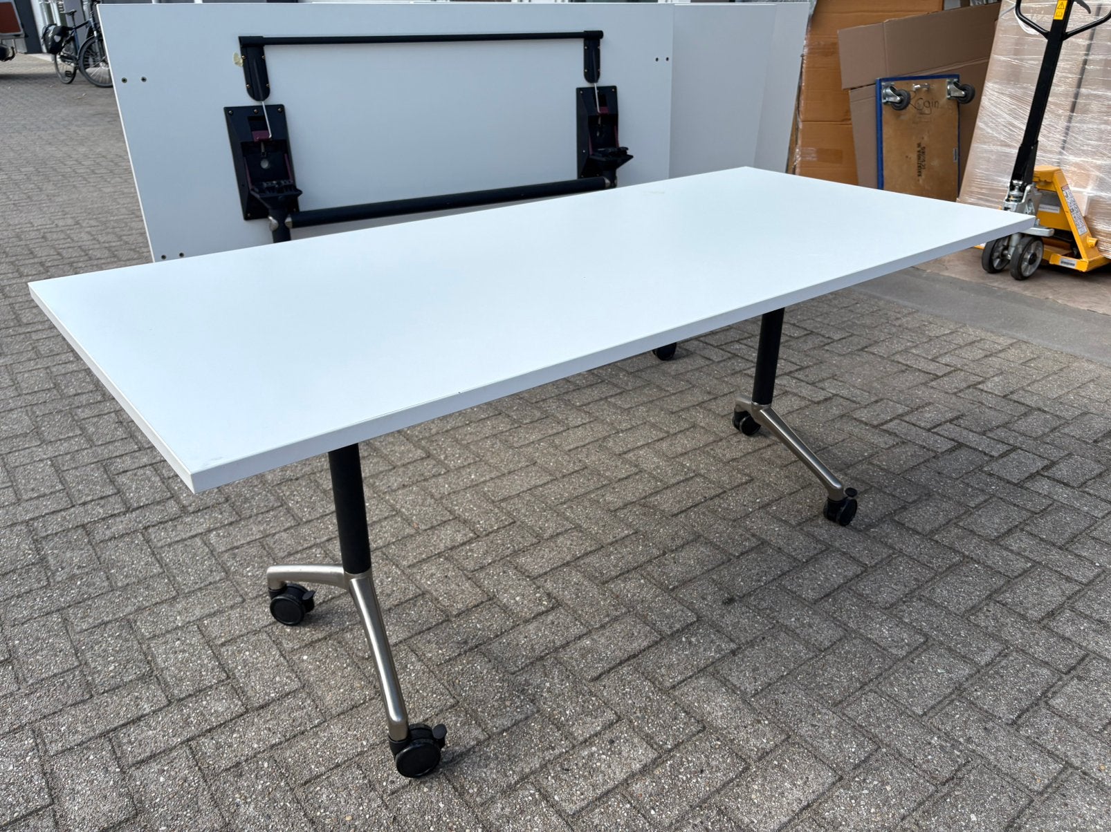 Klaptafels met wielen, Ophalen, Overige typen, Gebruikt, Hout