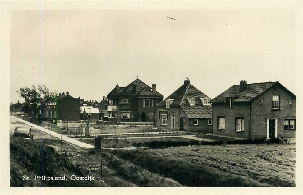 378-313-021 St Philipsland Oostdijk, Verzamelen, Ansichtkaarten | Nederland, Verzenden, Voor 1920, Zeeland