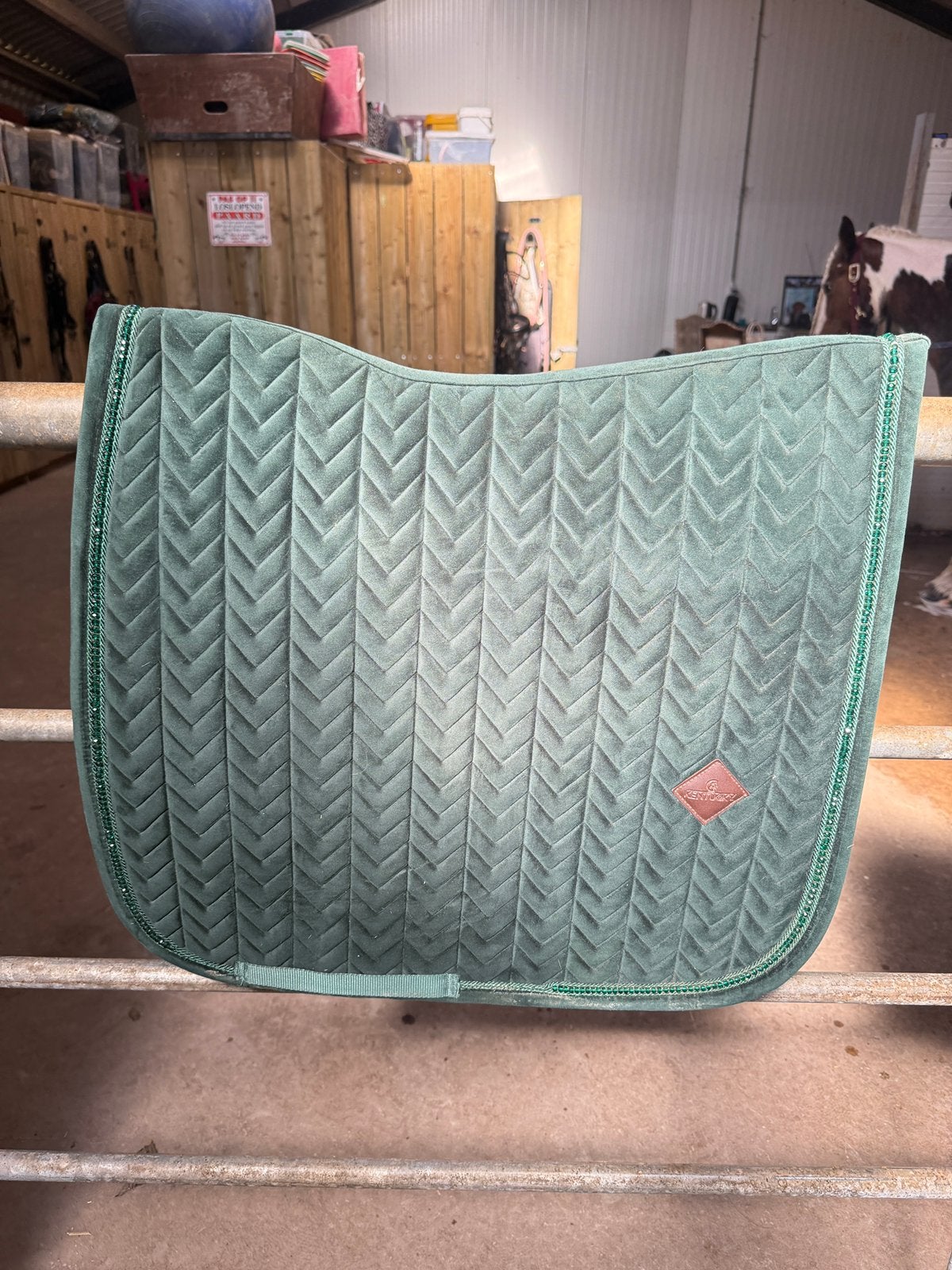 Kentucky velvet glitter groen, Ophalen of Verzenden, Zo goed als nieuw