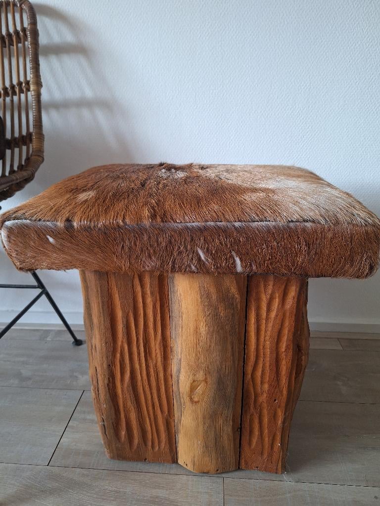 Kruk geitenvacht, Ophalen, Zo goed als nieuw, Hout