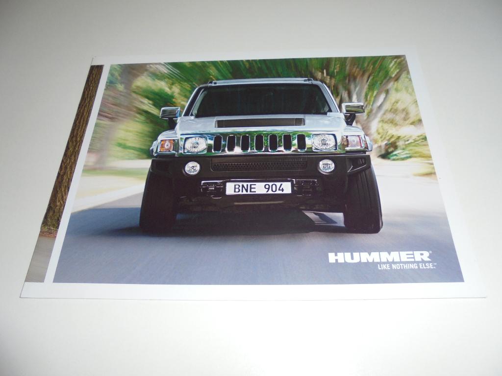 brochure Hummer accessoires 2007/2008, Ophalen of Verzenden, Nieuw, Overige merken
